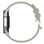 Curea din silicon Bizon Strap Watch Silicone Pro compatibila cu Huawei Watch GT 5 Pro 42mm / GT 5 41mm / GT 4 41mm, Light Grey 5 - lerato.ro