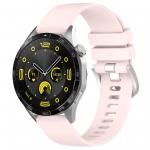 Curea din silicon Bizon Strap Watch Silicone Pro compatibila cu Huawei Watch GT 5 Pro 42mm / GT 5 41mm / GT 4 41mm, Roz 2 - lerato.ro
