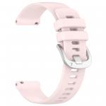 Curea din silicon Bizon Strap Watch Silicone Pro compatibila cu Huawei Watch GT 5 Pro 42mm / GT 5 41mm / GT 4 41mm, Roz 4 - lerato.ro