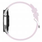 Curea din silicon Bizon Strap Watch Silicone Pro compatibila cu Huawei Watch GT 5 Pro 42mm / GT 5 41mm / GT 4 41mm, Roz 5 - lerato.ro