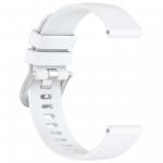 Curea din silicon Bizon Strap Watch Silicone Pro compatibila cu Huawei Watch GT 5 Pro 42mm / GT 5 41mm / GT 4 41mm, Alb 6 - lerato.ro