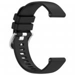 Curea din silicon Bizon Strap Watch Silicone Pro compatibila cu Huawei Watch GT 5 Pro 46mm / GT 5 46mm / GT 4 46mm, Negru 6 - lerato.ro