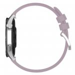 Curea din silicon Bizon Strap Watch Silicone Pro compatibila cu Huawei Watch GT 5 Pro 42mm / GT 5 41mm / GT 4 41mm, Dark Purple 5 - lerato.ro