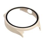 Carcasa cu protectie ecran BizonMobile Adamo compatibila cu Xiaomi Watch 5, Bej 8 - lerato.ro