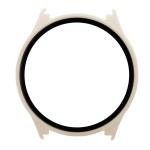 Carcasa cu protectie ecran BizonMobile Adamo compatibila cu Xiaomi Watch 5, Bej 9 - lerato.ro