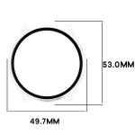 Carcasa cu protectie ecran BizonMobile Adamo compatibila cu Xiaomi Watch 5, Transparent 3 - lerato.ro