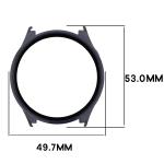 Carcasa cu protectie ecran BizonMobile Adamo compatibila cu Xiaomi Watch 5, Dark Blue 3 - lerato.ro