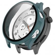 Carcasa cu protectie ecran BizonMobile Adamo compatibila cu Xiaomi Watch 5, Verde