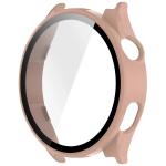 Carcasa cu protectie ecran BizonMobile Adamo compatibila cu Xiaomi Watch 5, Roz 4 - lerato.ro