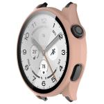 Carcasa cu protectie ecran BizonMobile Adamo compatibila cu Xiaomi Watch 5, Roz 6 - lerato.ro
