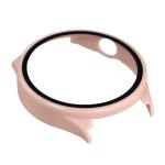 Carcasa cu protectie ecran BizonMobile Adamo compatibila cu Xiaomi Watch 5, Roz 8 - lerato.ro