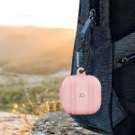 Carcasa Bizon Silicone Case compatibila cu Samsung Galaxy Buds 4 / 4 Pro, Roz 5 - lerato.ro