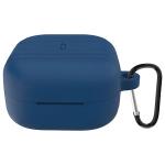 Carcasa Bizon Silicone Case compatibila cu Samsung Galaxy Buds 4 / 4 Pro, Albastru 3 - lerato.ro
