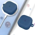 Carcasa Bizon Silicone Case compatibila cu Samsung Galaxy Buds 4 / 4 Pro, Albastru 4 - lerato.ro