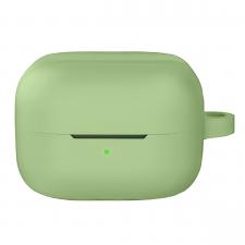 Carcasa Bizon Silicone Case compatibila cu Samsung Galaxy Buds 4 / 4 Pro, Light Green