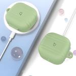Carcasa Bizon Silicone Case compatibila cu Samsung Galaxy Buds 4 / 4 Pro, Light Green 4 - lerato.ro