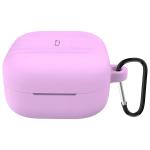 Carcasa Bizon Silicone Case compatibila cu Samsung Galaxy Buds 4 / 4 Pro, Light Purple 3 - lerato.ro