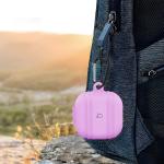 Carcasa Bizon Silicone Case compatibila cu Samsung Galaxy Buds 4 / 4 Pro, Light Purple 5 - lerato.ro