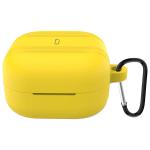 Carcasa Bizon Silicone Case compatibila cu Samsung Galaxy Buds 4 / 4 Pro, Galben 3 - lerato.ro