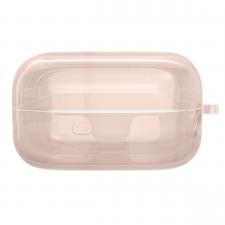 Carcasa Bizon Clear Case compatibila cu Samsung Galaxy Buds 4 / 4 Pro, Clear Gold