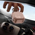 Carcasa Bizon Clear Case compatibila cu Samsung Galaxy Buds 4 / 4 Pro, Clear Gold 10 - lerato.ro