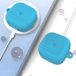 Carcasa Bizon Silicone Case compatibila cu Samsung Galaxy Buds 4 / 4 Pro, Light Blue 4 - lerato.ro