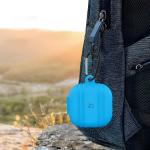 Carcasa Bizon Silicone Case compatibila cu Samsung Galaxy Buds 4 / 4 Pro, Light Blue 5 - lerato.ro