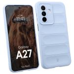 Kit protectie 2 in 1 BizonMobile, Carcasa Bizon Tur si Folie sticla securizata Bizon Glass Edge, compatibil cu Samsung Galaxy A27 5G, Light Blue 4 - lerato.ro