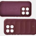 Kit protectie 2 in 1 BizonMobile, Carcasa Bizon Tur si Folie sticla securizata Bizon Glass Edge, compatibil cu Xiaomi 17, Dark Purple 8 - lerato.ro