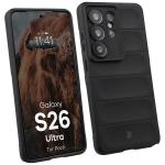Kit protectie 2 in 1 BizonMobile, Carcasa Bizon Tur si Folie sticla securizata Bizon Glass Edge, compatibil cu Samsung Galaxy S26 Ultra, Negru 4 - lerato.ro