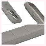 Kit protectie 2 in 1 BizonMobile, Carcasa Bizon Tur si Folie sticla securizata Bizon Glass Edge, compatibil cu Xiaomi 17, Light Grey 9 - lerato.ro