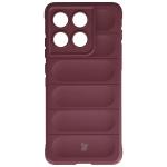 Kit protectie 2 in 1 BizonMobile, Carcasa Bizon Tur si Folie sticla securizata Bizon Glass Edge, compatibil cu Motorola Edge 70, Dark Purple 3 - lerato.ro