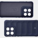 Kit protectie 2 in 1 BizonMobile, Carcasa Bizon Tur si Folie sticla securizata Bizon Glass Edge, compatibil cu Motorola Edge 70, Dark Blue 8 - lerato.ro
