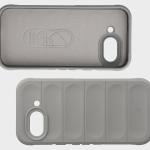 Kit protectie 2 in 1 BizonMobile, Carcasa Bizon Tur si Folie sticla securizata Bizon Glass Edge, compatibil cu Google Pixel 10a, Light Grey 8 - lerato.ro
