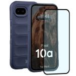 Kit protectie 2 in 1 BizonMobile, Carcasa Bizon Tur si Folie sticla securizata Bizon Glass Edge, compatibil cu Google Pixel 10a, Dark Blue 2 - lerato.ro