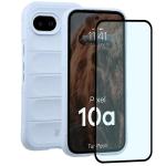 Kit protectie 2 in 1 BizonMobile, Carcasa Bizon Tur si Folie sticla securizata Bizon Glass Edge, compatibil cu Google Pixel 10a, Light Blue 2 - lerato.ro