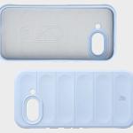 Kit protectie 2 in 1 BizonMobile, Carcasa Bizon Tur si Folie sticla securizata Bizon Glass Edge, compatibil cu Google Pixel 10a, Light Blue 8 - lerato.ro