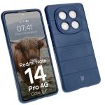 Carcasa Bizon Tur compatibila cu Xiaomi Redmi Note 14 Pro 4G, Dark Blue 3 - lerato.ro