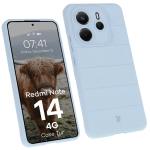 Carcasa Bizon Tur compatibila cu Xiaomi Redmi Note 14 4G, Light Blue 3 - lerato.ro