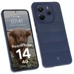 Carcasa Bizon Tur compatibila cu Xiaomi Redmi Note 14 4G, Dark Blue 3 - lerato.ro