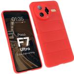 Carcasa Bizon Tur compatibila cu Xiaomi Poco F7 Ultra, Rosu 3 - lerato.ro
