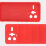 Carcasa Bizon Tur compatibila cu Xiaomi Poco F7 Ultra, Rosu 7 - lerato.ro