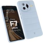 Carcasa Bizon Tur compatibila cu Xiaomi Poco F7 Ultra, Light Blue 3 - lerato.ro