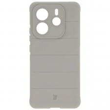 Huse si carcase Xiaomi , Carcasa Bizon Tur compatibila cu Xiaomi Redmi Note 14 5G, Light Grey, lerato.ro