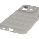 Carcasa Bizon Tur compatibila cu Xiaomi Redmi Note 14 5G, Light Grey 4 - lerato.ro