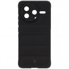 Huse si carcase Xiaomi , Carcasa Bizon Tur compatibila cu Xiaomi Poco F7 Pro, Negru, lerato.ro
