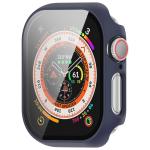 Carcasa cu protectie ecran din sticla securizata BizonMobile compatibila cu Apple Watch 10 / 11 46mm, Dark Blue 6 - lerato.ro