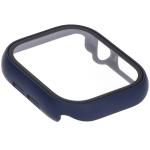 Carcasa cu protectie ecran din sticla securizata BizonMobile compatibila cu Apple Watch 10 / 11 46mm, Dark Blue 8 - lerato.ro