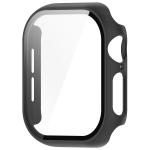 Carcasa cu protectie ecran din sticla securizata BizonMobile compatibila cu Apple Watch 10 / 11 46mm, Negru 4 - lerato.ro