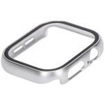 Carcasa cu protectie ecran din sticla securizata BizonMobile compatibila cu Apple Watch 10 / 11 46mm, Silver 7 - lerato.ro